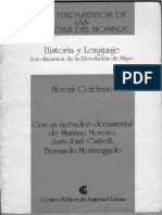 Goldman Historia y Lenguaje PDF