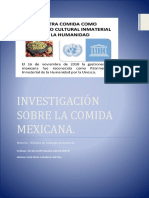 Investigacion Sobre La Comida Mexicana