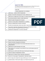 Operation Reserch Methods Data