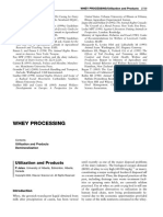 WHEY PROCESSING - Utilization and Products