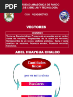 Vectores