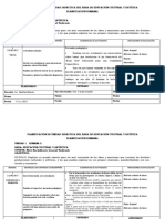 Planificación de Unidad Didáctica Del Área de Educación Cultural y Estética