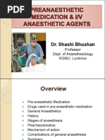 Preanaesthetic Medication Anaesthetic Agents PDF