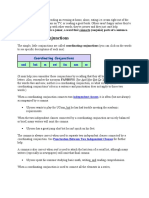 Coordinating Conjunctions