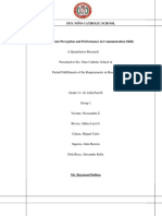 Perceptions of The Students and Teachers of Their Communication Skills