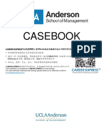 UCLA Anderson Casebook Consulting Case Interview Book 2016 - 2017加州大学洛杉矶安德森商学院管理学院咨询案例面试