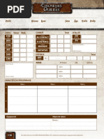 Chroniques Oubliees Fantasy Feuille de Perso v1 PDF