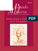 Pasado y Memoria Revista de Historia Contemporanea Num 1 Instituciones y Sociedad en El Franquismo 2002 780468 PDF