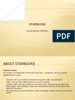 Starbucks - Value Based Pricing