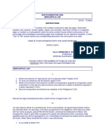 Bar Examination Questions in Mercantile Law (2006-2018)