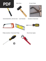 Herramientas en Ingles y Español