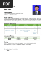 Monir Manir CV Ps