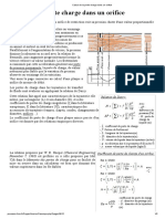 Calcul de La Perte Charge Dans Un Orifice