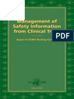 Ebook Management of Safety Information From Clinical Trials Report of CIOMS Working Group VI