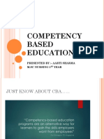 Competency Based Education