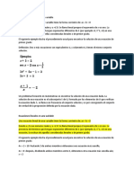 Ecuaciones Lineales en Una Variable