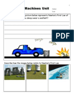 Motion and Machines Unit Assessment / Homework - Download Unit at Www. Science Powerpoint