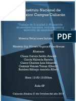 Trabajo de La Unidad 2 - Planeación de Recursos Humanos, Reclutamiento y Selección de Candidatos