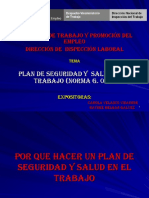 DIAPOSITVAS DE Plan de Seguridad Y SALUD EN EL TRABAJO MTPE