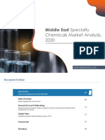 MarkNtel - Middle East Specialty Chemicals Market Analysis 2020 - Sample PDF