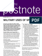 Current Military Uses of Space (Box 1)