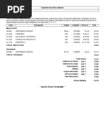 Precios Unitarios Cinemex PDF