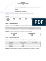 Exercice Calcule Part de Marché