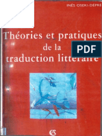 OSEKI-DEPRÉ, Ines. THEORIES ET PRATIQUES