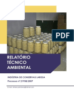 RELATÓRIO TÉCNICO AMBIENTAL Atualizado