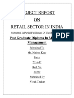 Project On Retail Sector