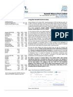 Financial Valuation of Summit Alliance Port LTD