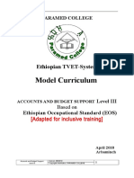 Account and Budget Support Level III