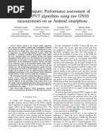 GNSS Compare: Performance Assessment of Real-Time PVT Algorithms Using Raw GNSS Measurements On An Android Smartphone