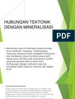 Hubungan Tektonik Dengan Mineralisasi (KLP 3)