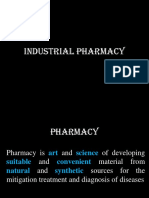 1 Introduction To Industrial Pharmacy