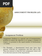 MODULE 4 Assignment Problem