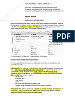 Toeic Writing - Questions 1 - 5