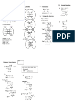 Type of Relation 1.2 Functions 1.4 Inverse Function