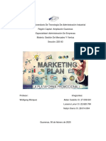 Plan de Marketing La Plataforma Promocional