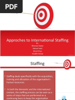 Approches To International Staffing