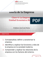 Clase 4 La Empresa Unidad Económica Básica