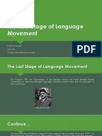 The Last Stage of Language Movement