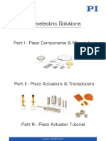 PI Piezoelectric Solutions Catalog PDF