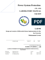 Lab 06-Differential Bus Bar Protection