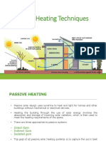 Passive Heating Techniques