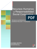 Recursos Humanos y Responsabilidad Social Corporativa