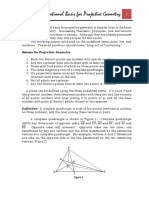 Lecture 4 Postulational Basis For Projective Geoemetry