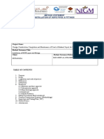 Method Statement For HDPE Pipe Work