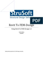 Using Revit To FEM-Design 1.2