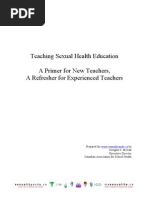 A Primer For Teaching Sexual Health Education